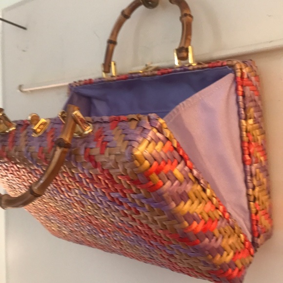 Straw pocketbook - Picture 2 of 5